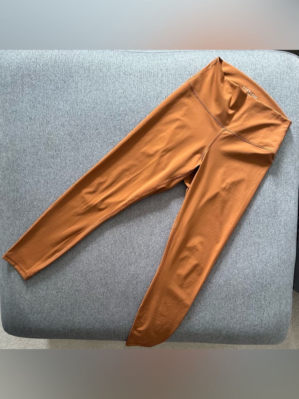 Everlane ReNew High Waist Burnt Orange Leggings Medium